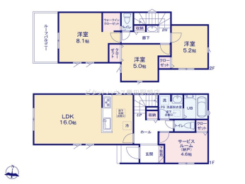 間取り図 ４号棟